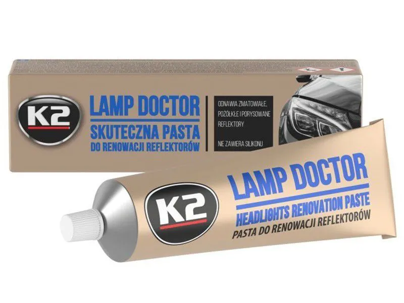 K2 pasta za poliranje farova 60g