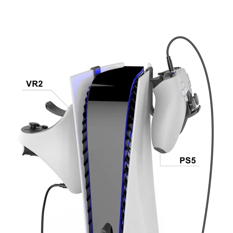 Kabel 3u1 iPega P5V006 za punjenje Joypad PS5 sa kukama za kacenje