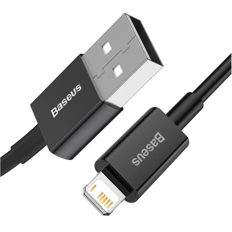 Kabel Baseus Superior Series Fast Charging USB na Lightning 2.4A crni 1m