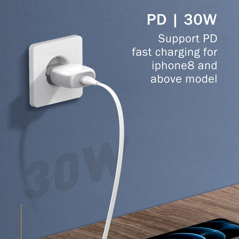 Kabel LDNIO LC131-I 30W Type-C na Lightning beli 1m