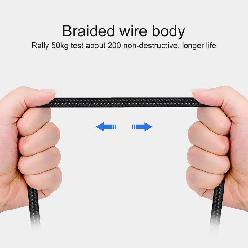 Kabel Lightning na Type-C Elbow crni 1m