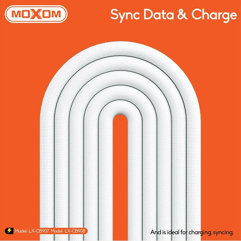 Kabel Moxom LX-CB907 Type-C na Type-C beli 1m