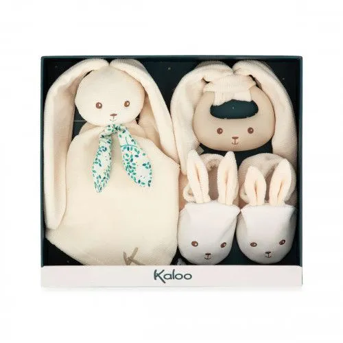 KALOO Poklon set za bebe Zeka/ krem