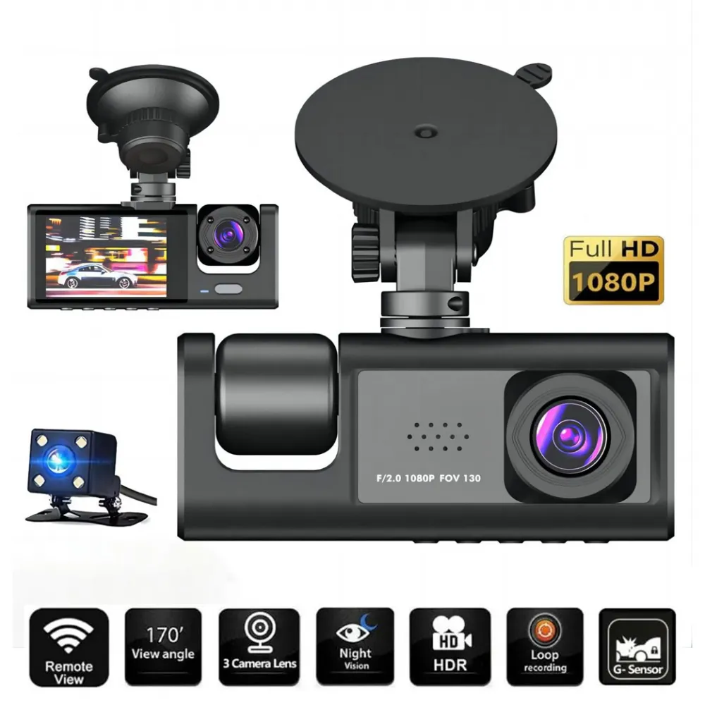 Kamera za Auto DashCam S1 JWD 1080P crna
