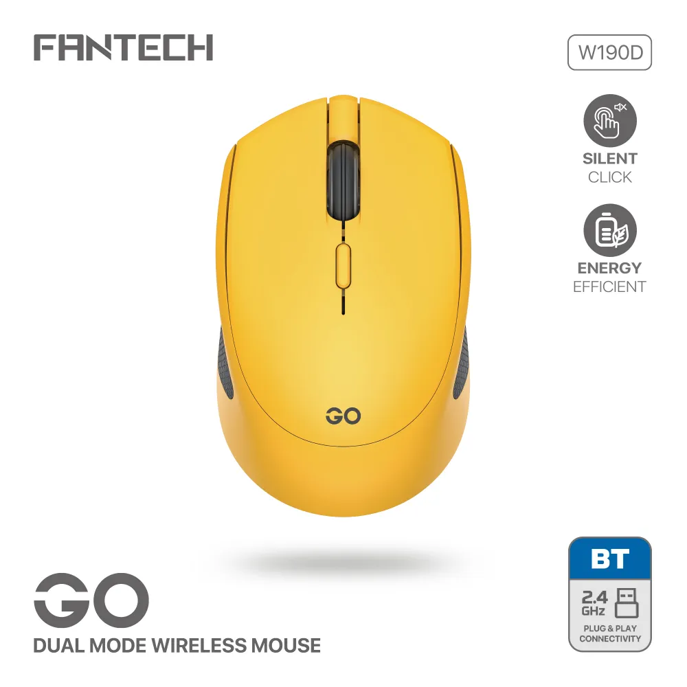 Kancelarijski Wireless miš Fantech W190 zuti