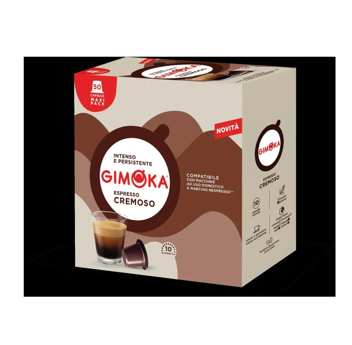 Kapsule za kafu Gimoka Nespresso Cremoso X50
