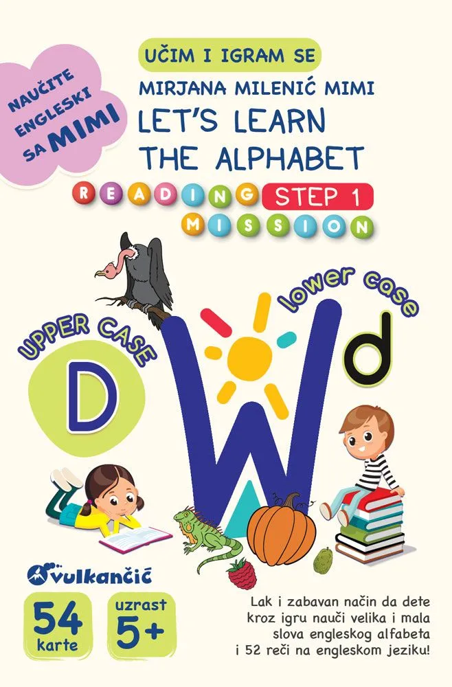 Karte - LET’S LEARN THE ALPHABET
