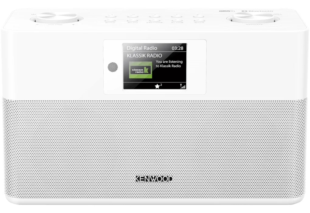 KENWOOD Compact Stereo Radio CR-ST80DAB-W/ bela