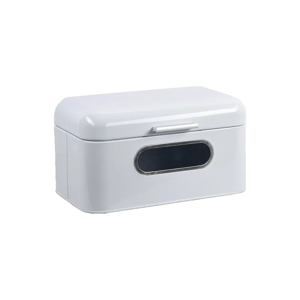 KESPER Kutija za hleb metalna 30X18X15cm Bela