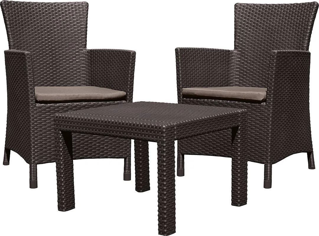KETER Balkonski set Rosario, braon CU 258839