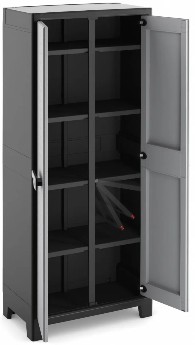 KETER Plastićni baštenski ormar titan multi 80 x 44 x 182, CU 241042