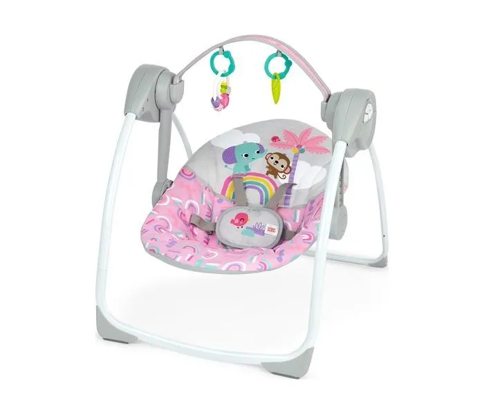 KIDS II Ljuljaška za bebe 0-9m Ingenuity pink paradise