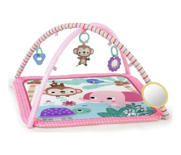 KIDS II Podloga za igru baby gym Bright starts - floral safari