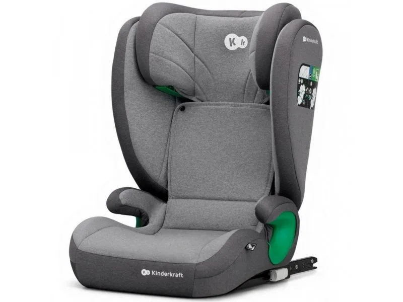 KINDERKRAFT Auto sedište Junior fix I-size 100-150cm, siva