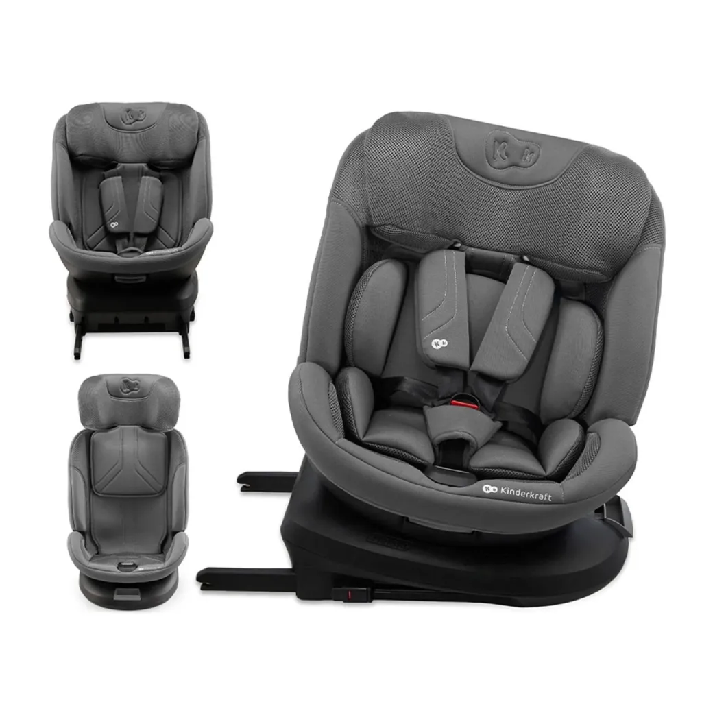 KINDERKRAFT Auto sedište Xpedition 3 I-size 40-150cm, siva