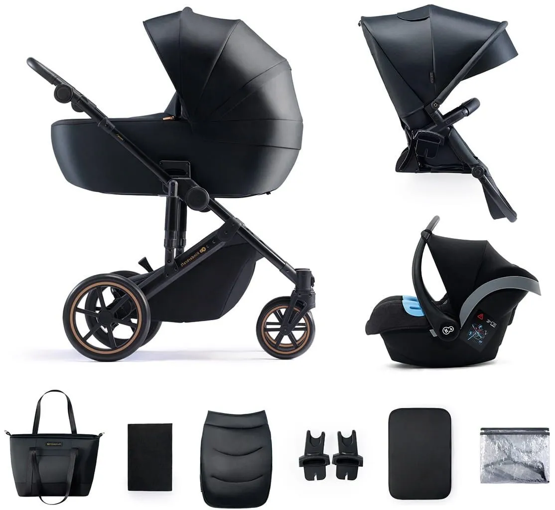 KINDERKRAFT kolica 3u1 prime2 venezian black