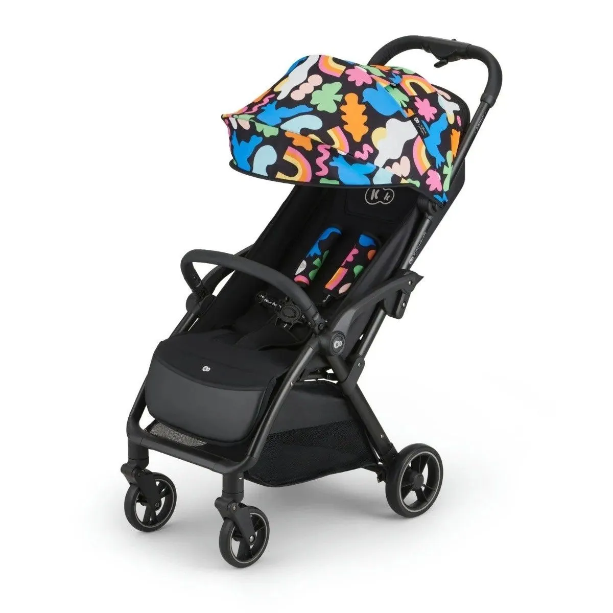 KINDERKRAFT Kolica za bebe Apino happy shapes/ crna