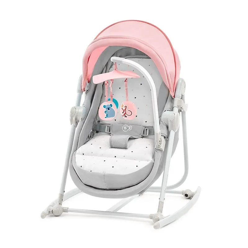 KINDERKRAFT Ležaljka 5u1 Unimo/ pink-siva
