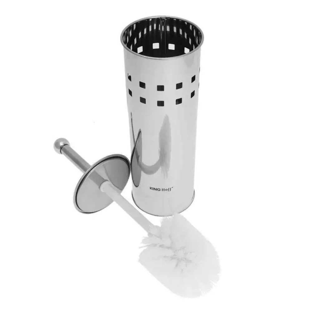 KINGHOFF Četka za toalet sa držačem inox KH3220