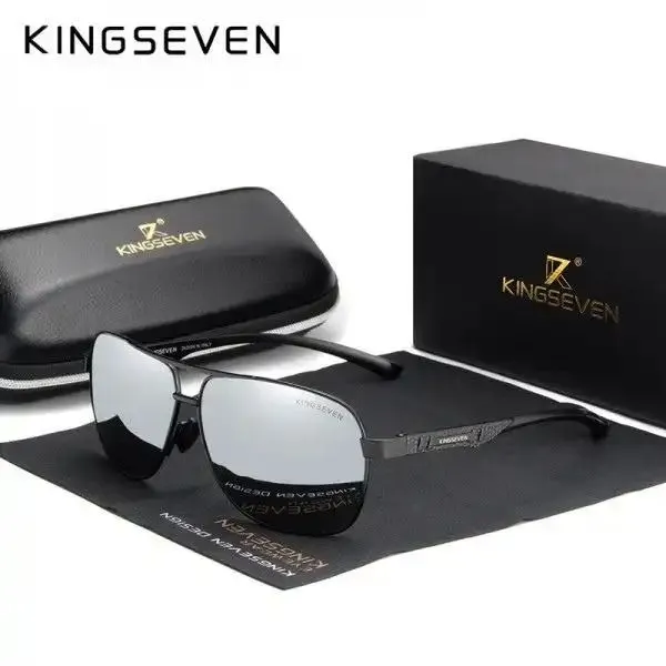 KINGSEVEN Muške naočare za sunce N7188 silver