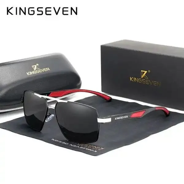 KINGSEVEN Muške naočare za sunce N7719 black red