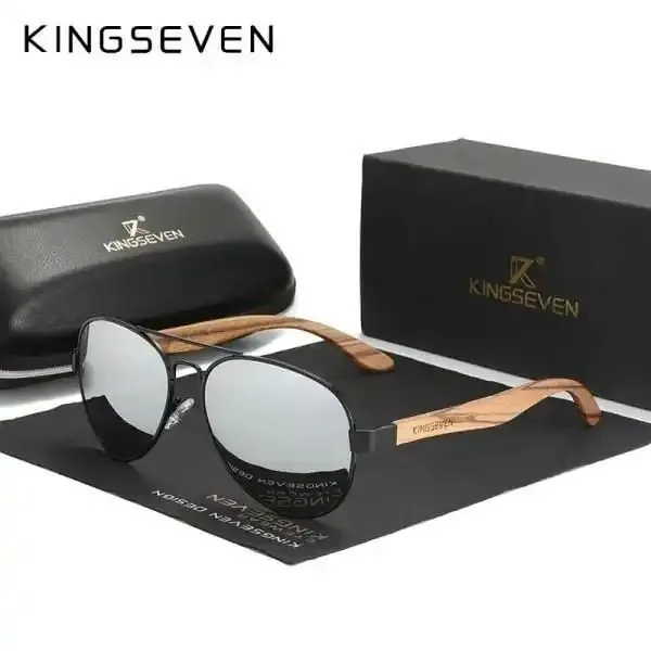KINGSEVEN Muške naočare za sunce Z5518 silver