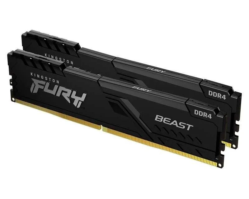 KINGSTON DIMM DDR4 64GB (2x32GB kit) 3200MHz KF432C16BBK2/64 Fury Beast Black