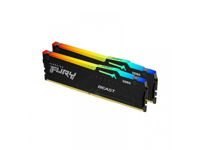 KINGSTON DIMM DDR5 16GB (2x8GB kit) 6000MT/s KF560C36BBEAK2-16 FURY Beast RGB EXPO