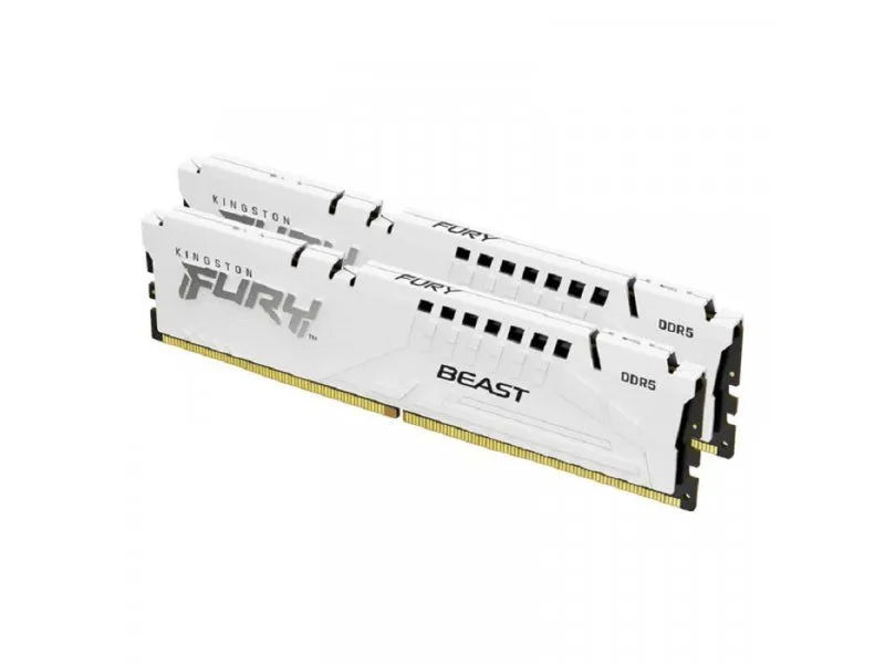 KINGSTON DIMM DDR5, 32GB (2x16), 5.200MHz, FURY Beast White XMP (KF552C40BWK2-32)
