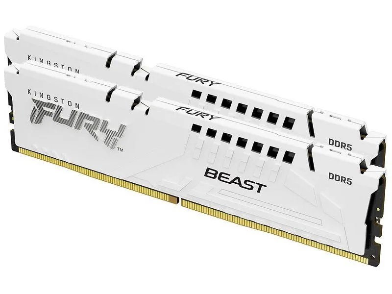 KINGSTON DIMM DDR5, 64GB (2x32), 5.200MHz, FURY Beast White EXPO (KF552C36BWEK2-64)
