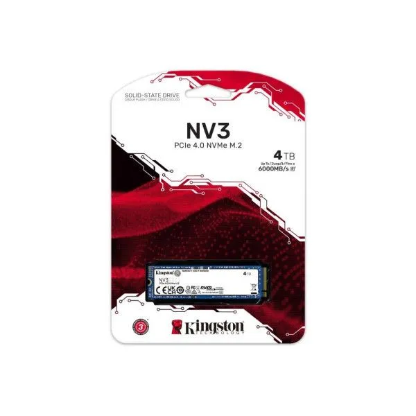KINGSTON SSD M.2 NVMe NV3 4TB/ Gen.4 SNV3S/4000G