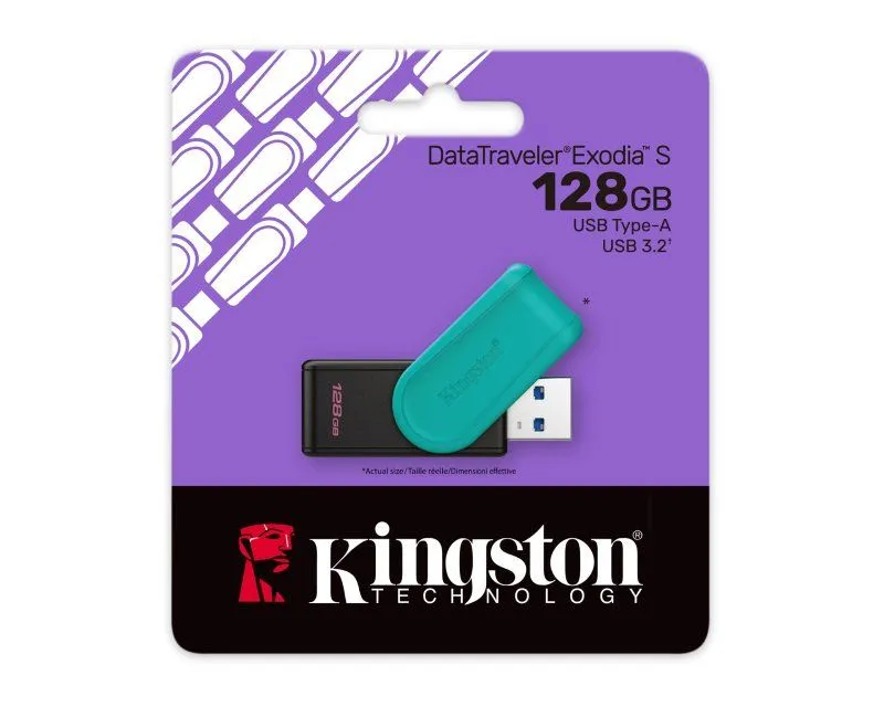 KINGSTON USB Flash memorija 128GB DataTraveler Exodia S USB 3.2 Gen1 DTXS/128GB