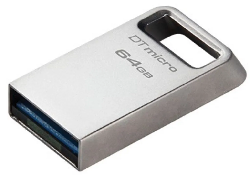 KINGSTON USB flash memorija 128GB/DTMC3G2/DataTraveler Micro/3.2, srebrna