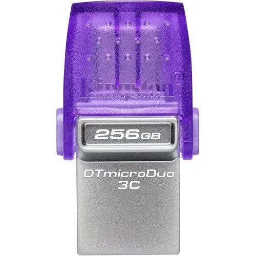 KINGSTON USB flash memorija 256GB DataTraveler MicroDuo 3C DTDUO3CG3/ ljubičasta