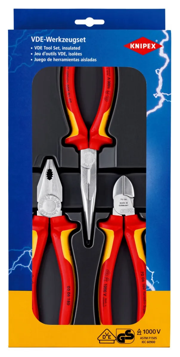 KNIPEX Klešta 3/1 1000v