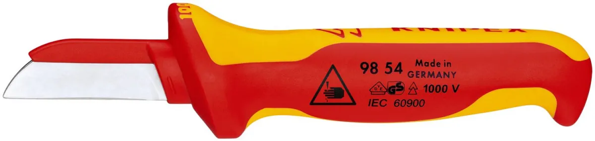KNIPEX Nož 1000v ravni pokriven knipe
