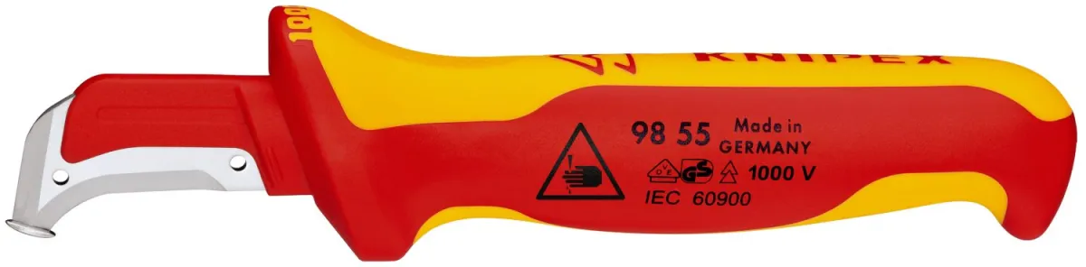KNIPEX Nož 1000v spljošten vrh
