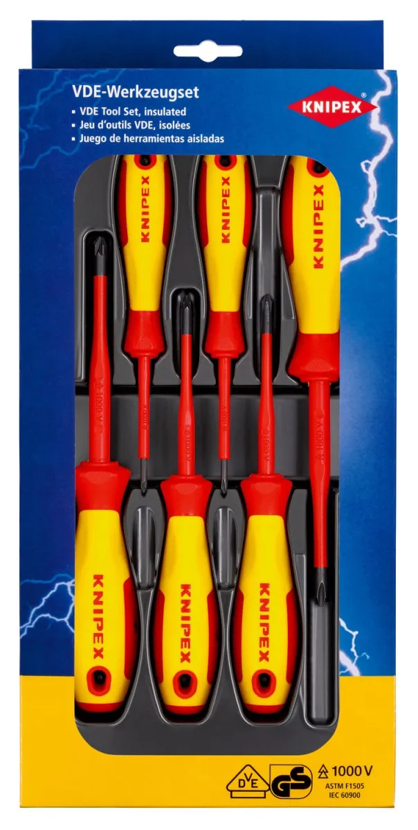 KNIPEX Odvijači krstasti ph/pz 6/1