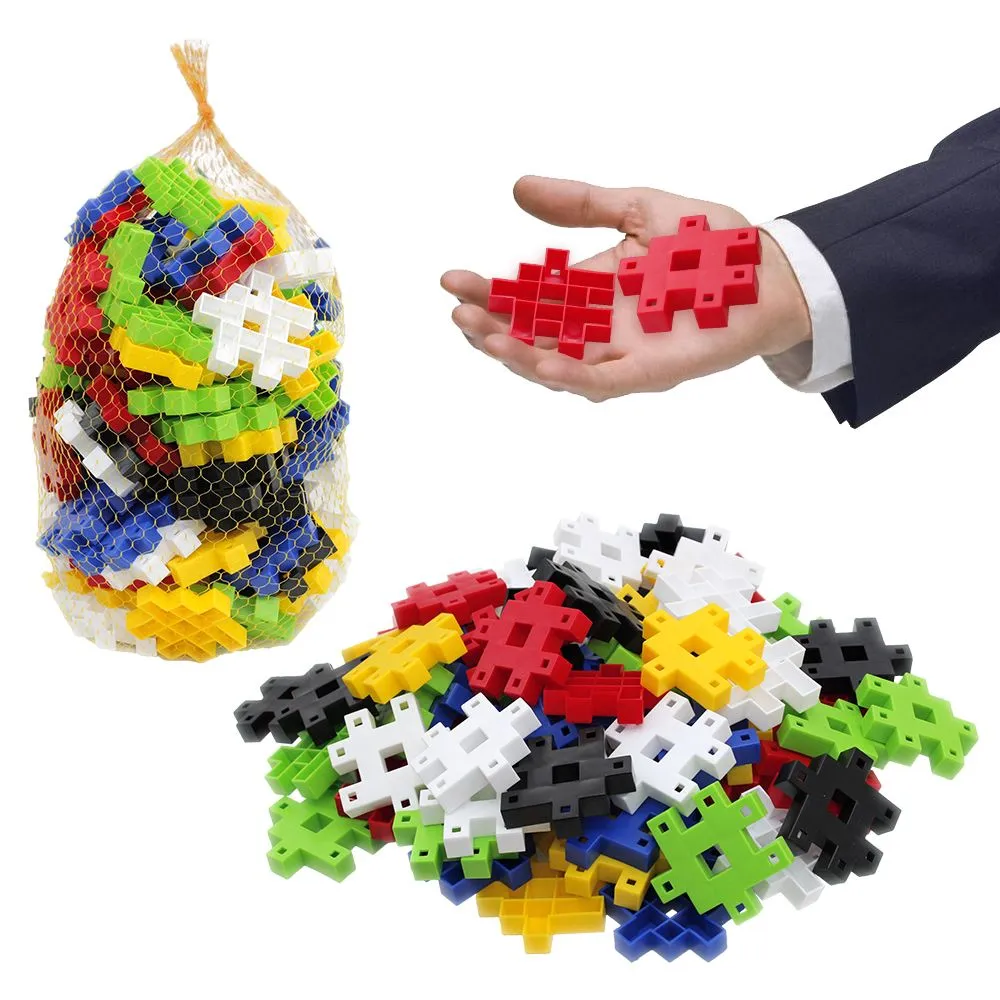 Kocke za decu KOCKE DEČIJE PUZZLE set 100 kom. Džak - veličina pojedinačne puzzle kocke 7/5cm x 7/5cm