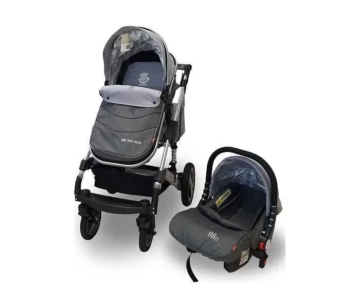 KOLICA ZA BEBE GS-T106 BBO MATRIX SET - SIVA