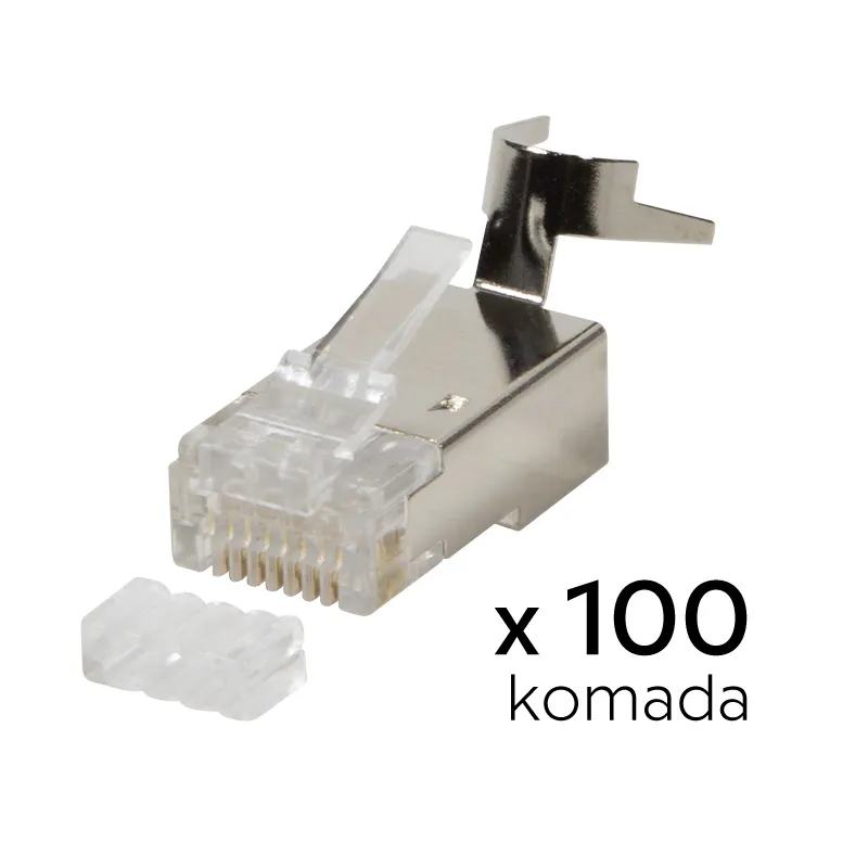 Konektor RJ45 metal CAT 7  100 kom