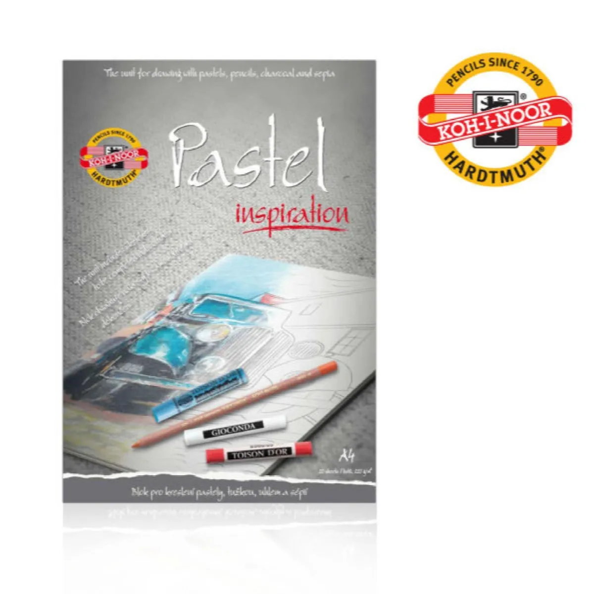 KOOH-I-NOOR Pastel blok Pre-Print A4  992