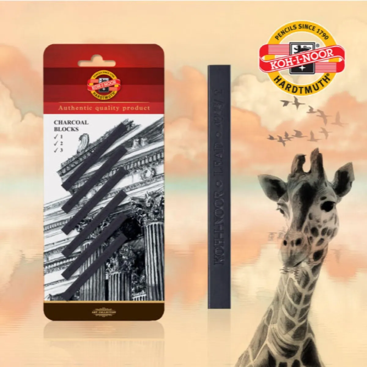 KOOH-I-NOOR Ugljen blister card 8683