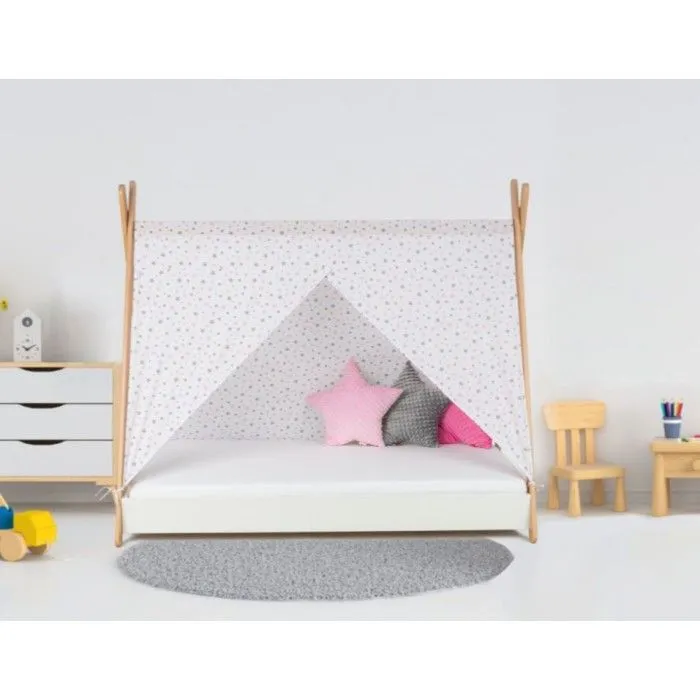 Krevet Sa Nadstresnicom I Dušekom160X80 Tipi Beli