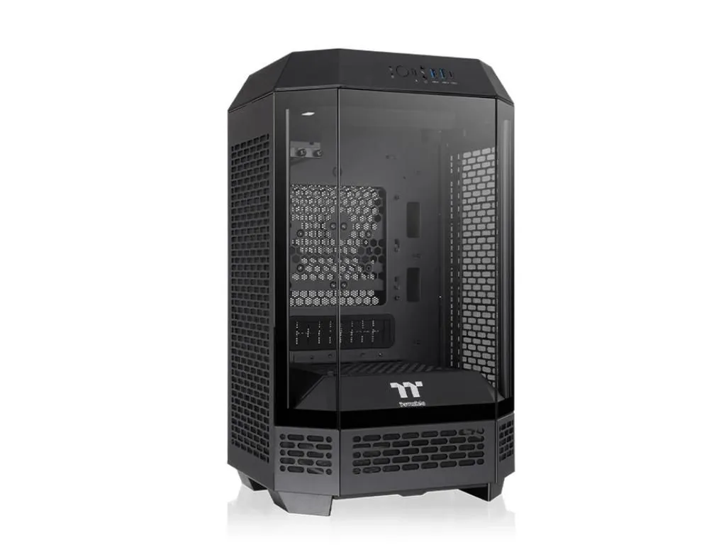 THERMALTAKE Kucište THE TOWER 250 Mini Tower/mini-ITX/kaljeno staklo/bez napajanja/crna