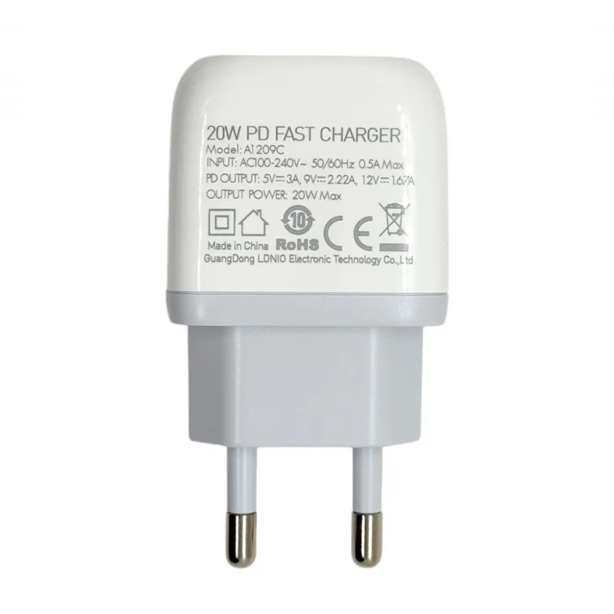 Kucni punjac LDNIO A1209C PD/ 20W beli