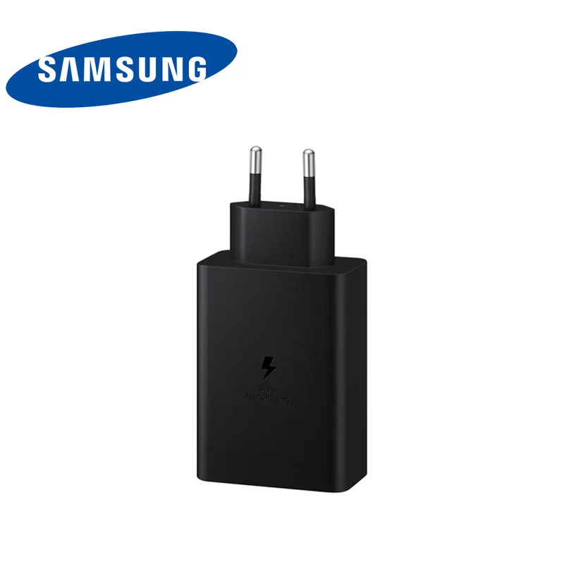 Kućni punjač brzi Samsung 65W 1 x USB A+ 2 x Type-C (T6530) crni