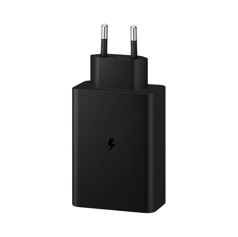 Kućni punjač Fast Charging Adapter Trio (USB-Cx2/USB-A) za Samsung PD 65W crni