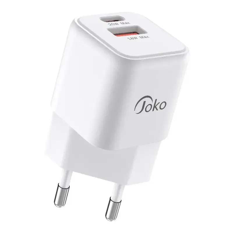 Kućni punjač KONFULON JK75/ GaN/ QC3.0 18W/ PD 20W beli