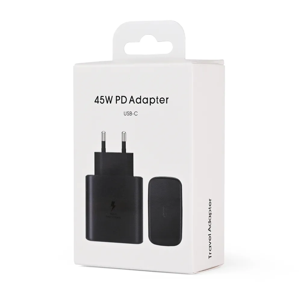 Kućni punjač PD Fast charger 45W za Samsung CE crni
